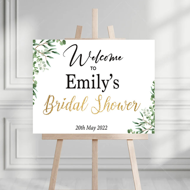 Bridal Shower Personalised Welcome Board