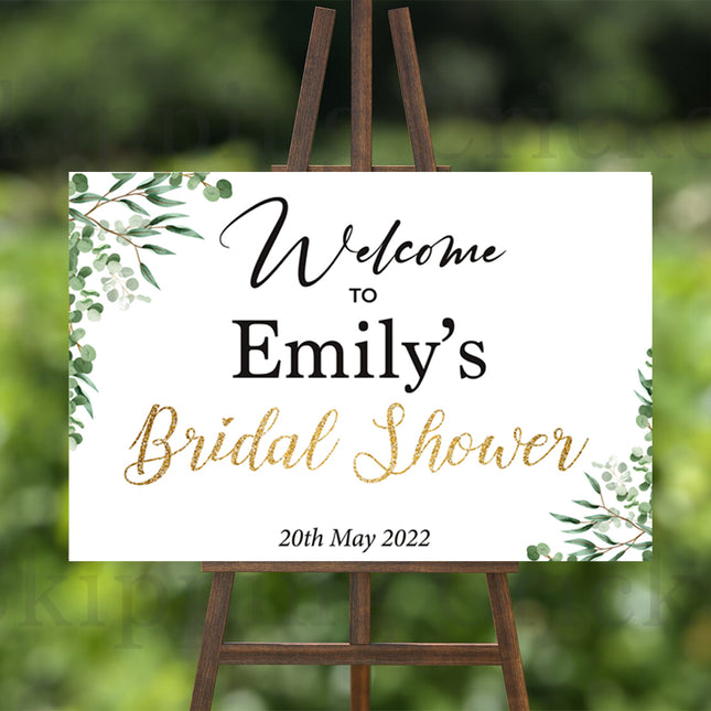 Bridal Shower Personalised Welcome Board