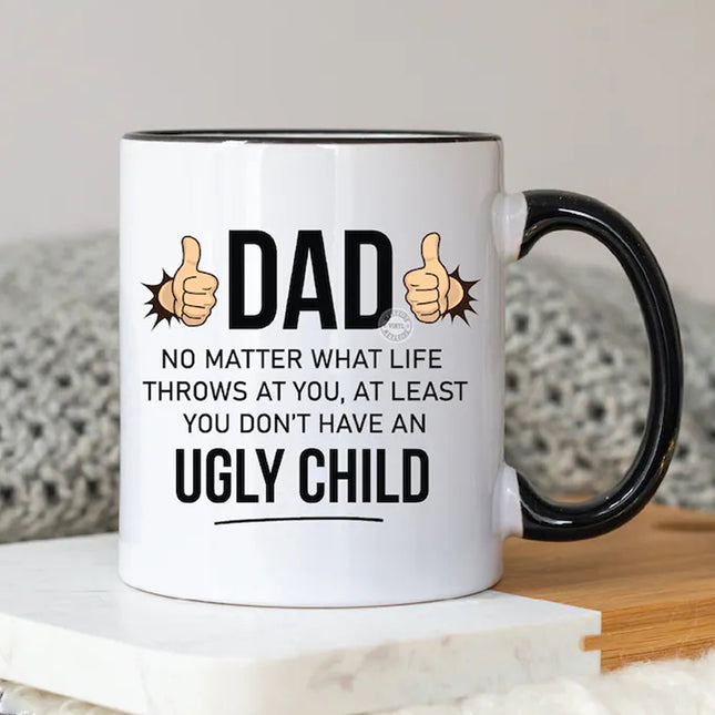 Dad! A Brew-tiful Blend of Love and Strength! Personalised Mug