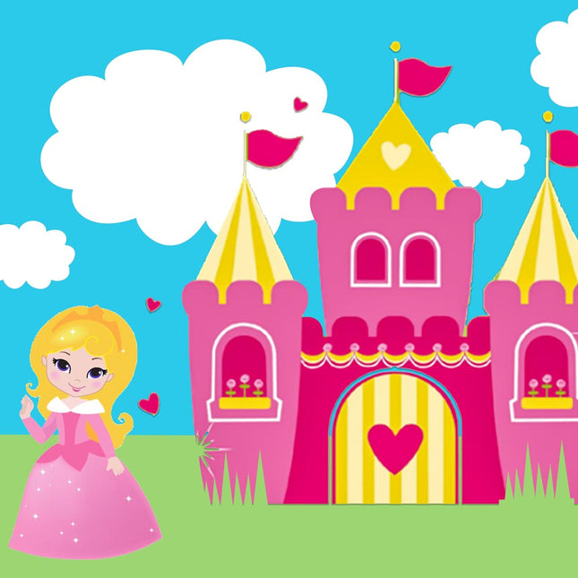 Princess Day Party Personalised Photo Banner