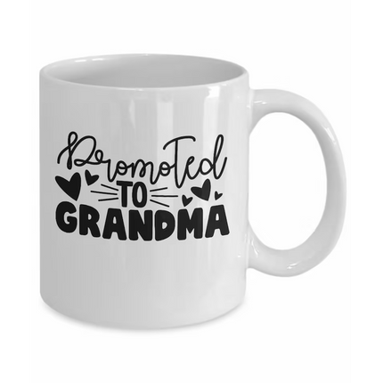 Promoted To Grandma - Family Novelty Mug