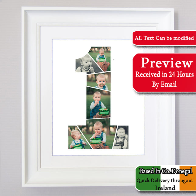 First Moments Photo Collage Wall Art
