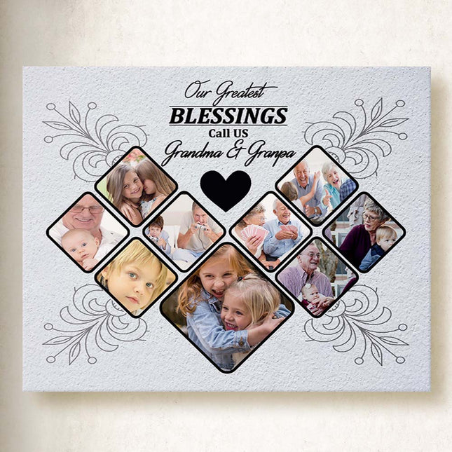 Our Greatest Blessing Photo Collage On Canvas