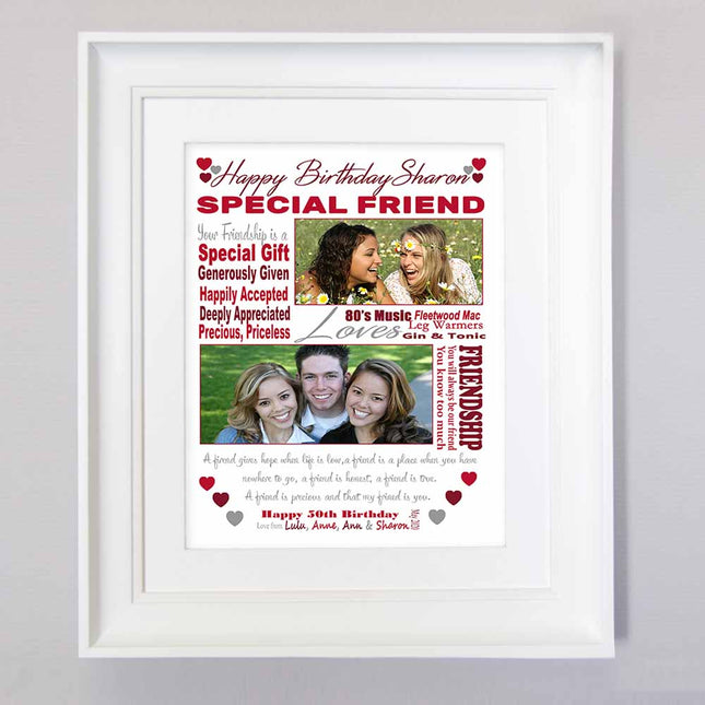 Best Friend Birthday Sentiment Frame - Do More With Your Pictures
