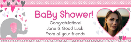 Congratulations On Baby Arrival Personalised Photo Banner