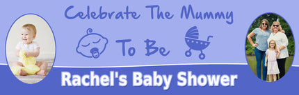 Celebrate The Mammy Baby Shower Personalised Photo Banner