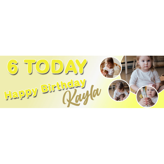 Today Is The Day Personalised Photo Banner