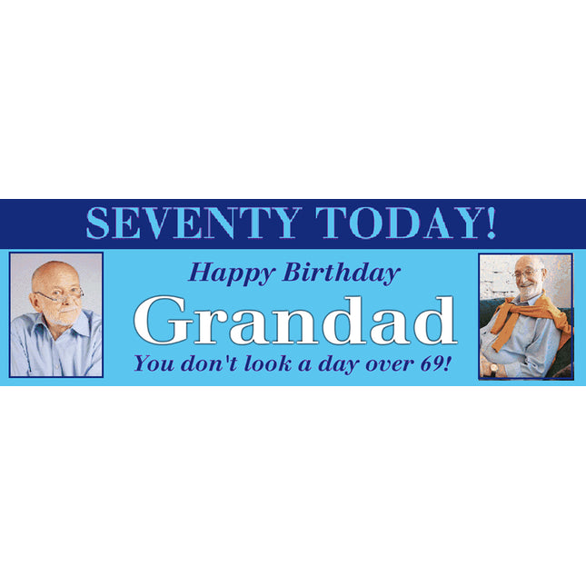 Just A Day Older Personalised Birthday Photo Banner