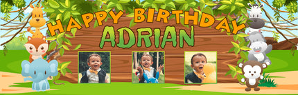 In The Jungle Personalised Photo Banner