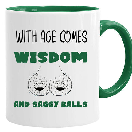 With Age Comes Wisdom - Birthday Novelty Mug