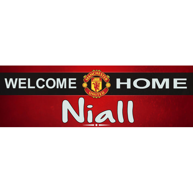 Welcome Home Football Personalised Photo Banner