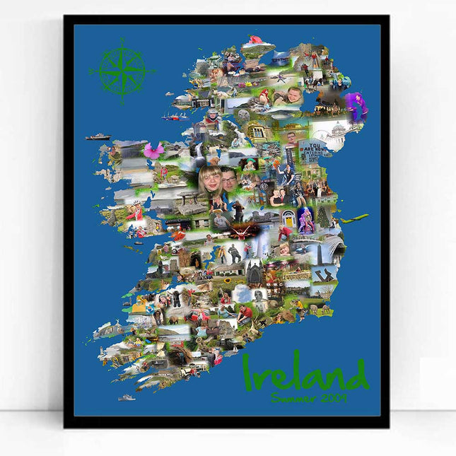 Holidays Of A Lifetime Ireland Framed Photo Collage - Do More With Your Pictures