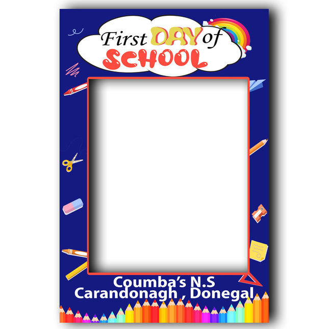 Its My First Day At School Personalised Selfie Frame