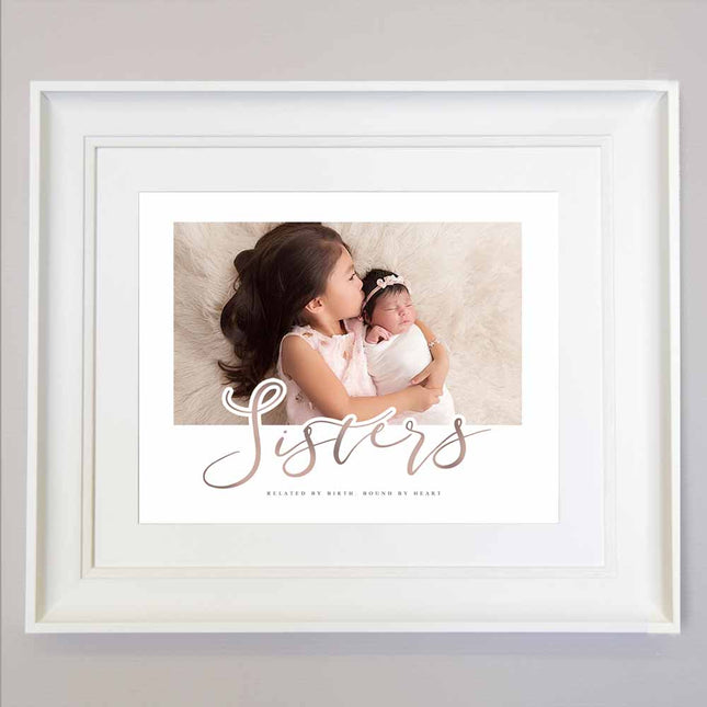 Tan Sisters Forever Wall Art