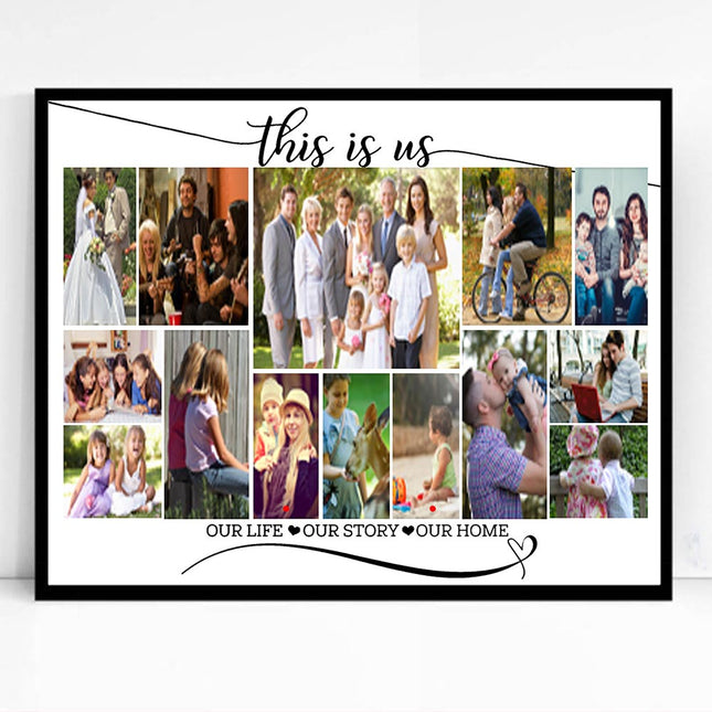 This Is Us Family Framed Photo Collage