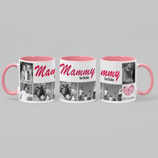 Mammys Teatime Personalised Photo Collage Mug