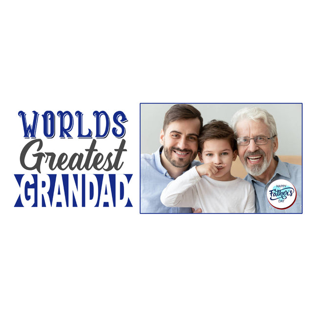 Worlds Greatest Grandad Personalised Photo Mug