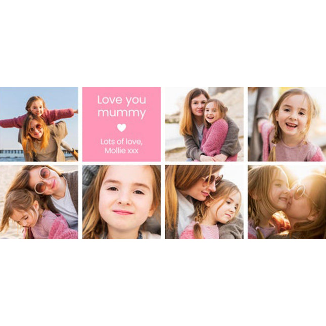 With Love For Mammy Personalised Photo Collage Mug