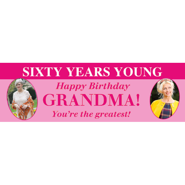 So Many Years Young Birthday Photo Banner