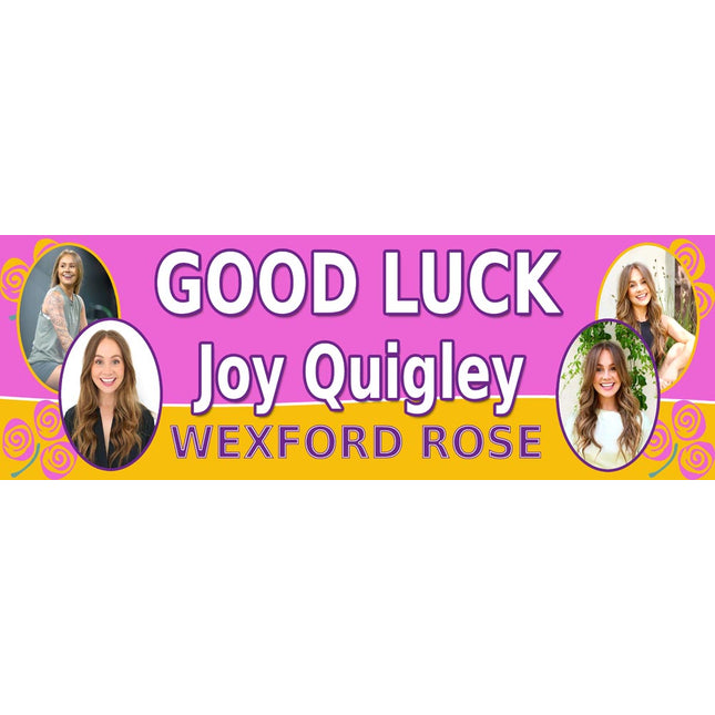 Rose Of Tralee Personalised Congratulations Photo Banner