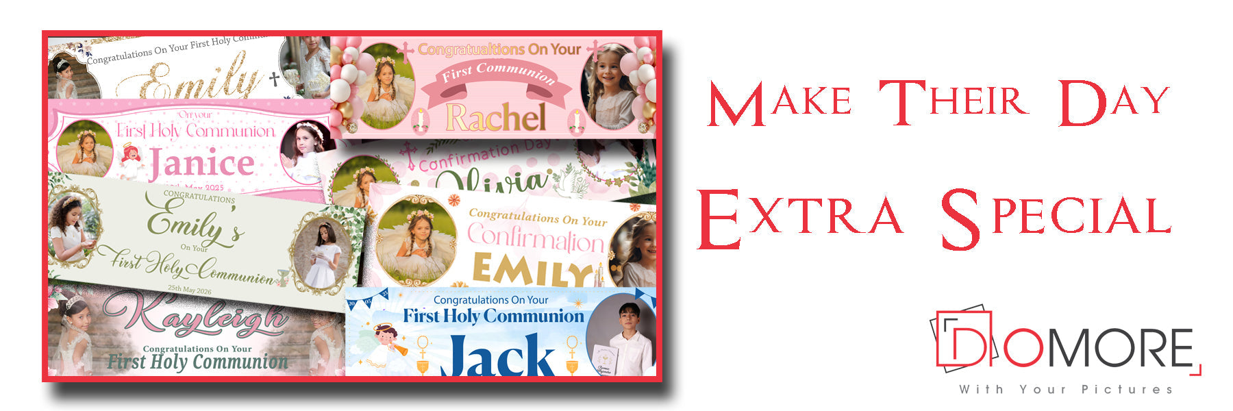 Make The Day's Celebrations Extra Special with a Personalised Photo Banner