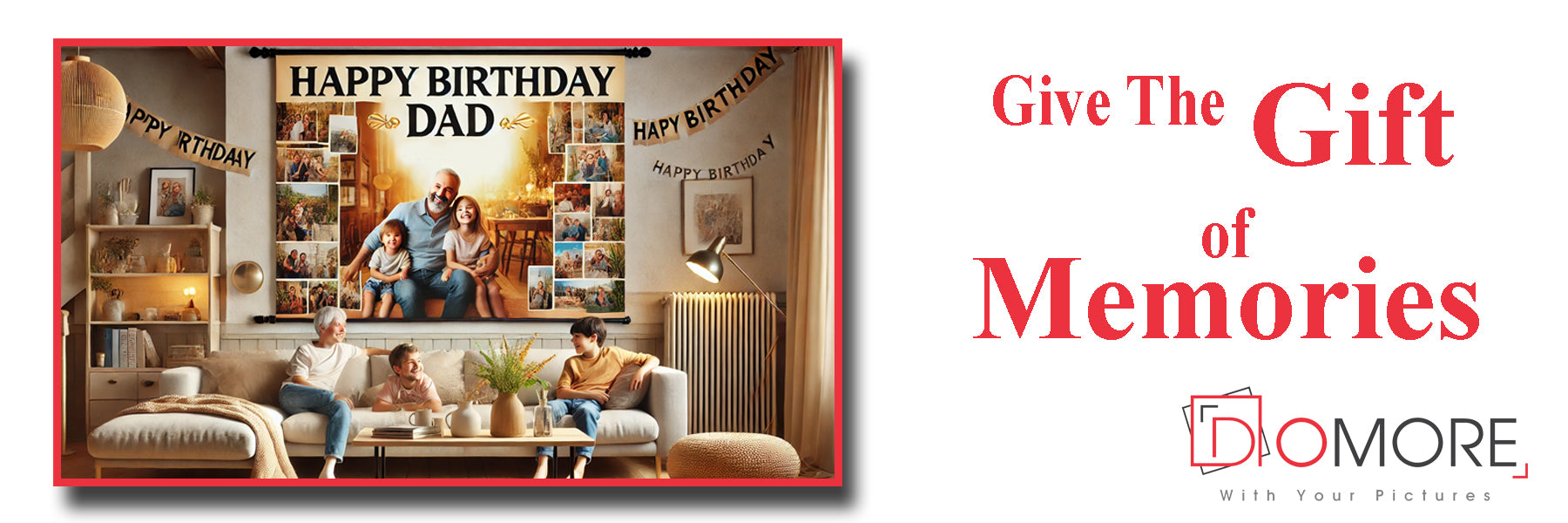 Give the Gift Of Memories With A Personalised Photo Banner