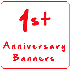1st Year Wedding Anniversary Personalised Gifts and Photo Banners