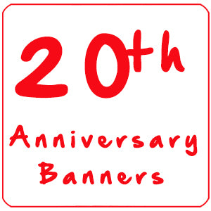 20th Wedding Anniversary Personalised Gifts and Photo Banners