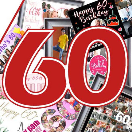 60th Birthday Framed Gifts & Personalised Photo Banners