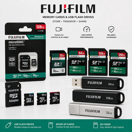 Fujifilm Memory Cards & USB Flash Drives