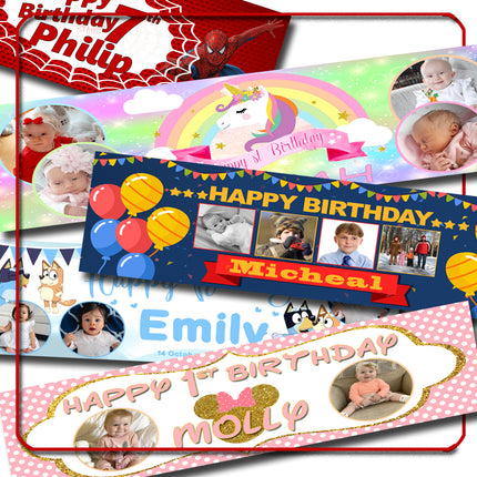 Children Birthdays Banners