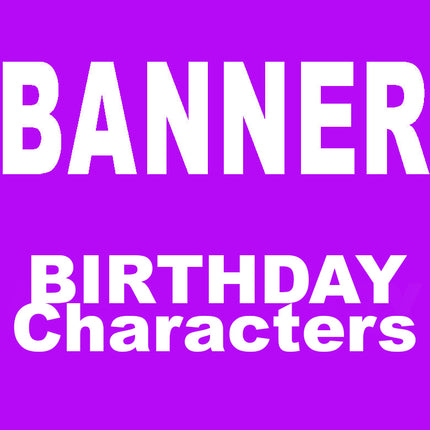 TV and Film Characters Banners
