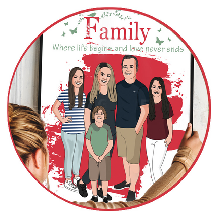 Happily Ever Laughter: Wedding Gift Hand Drawn Caricatures