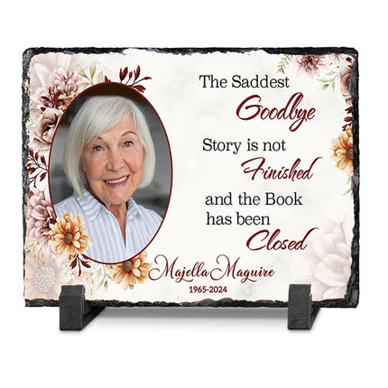 The Saddest Goodbye Personalised Memorial Plaque