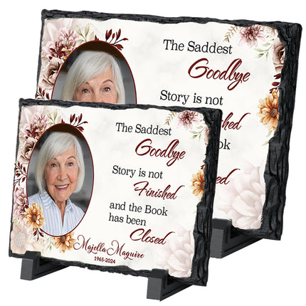 The Saddest Goodbye Personalised Memorial Plaque