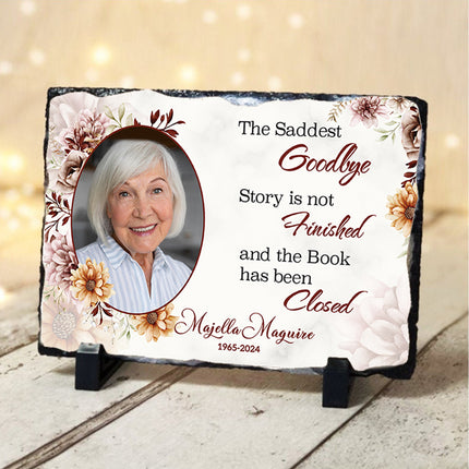 The Saddest Goodbye Personalised Memorial Plaque