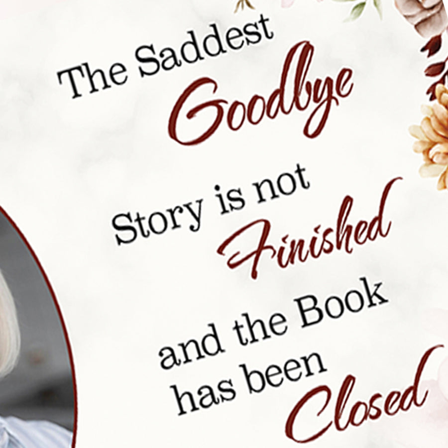 The Saddest Goodbye Personalised Memorial Plaque