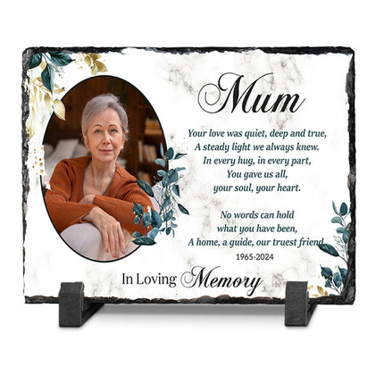 In Mums Memory Personalised Memorial Slate
