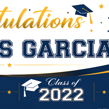 Congratulations Dublin Personalised Graduation Banner