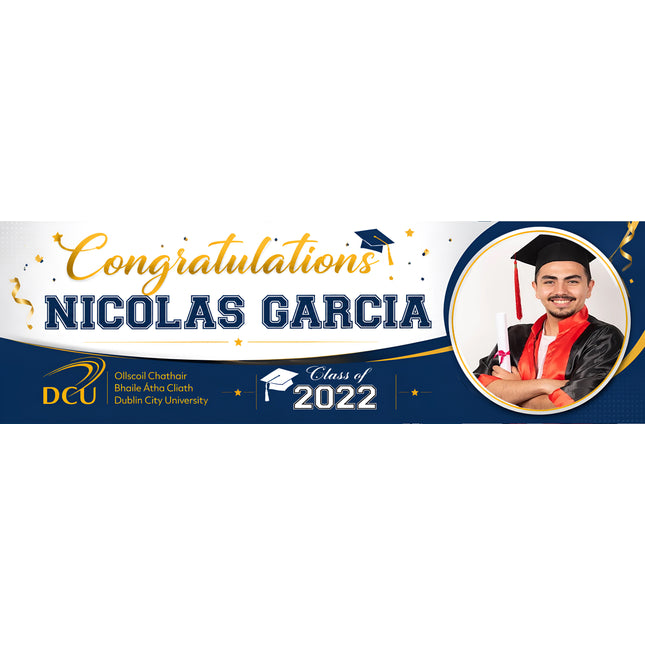 Congratulations Dublin Personalised Graduation Banner