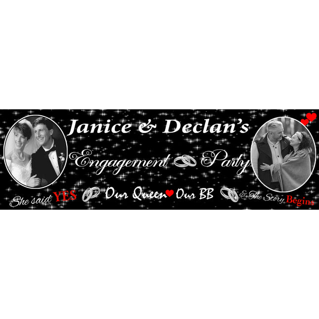 Celebrating 25 Years of Love Personalised Photo Banner