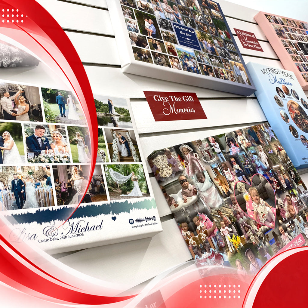 Personalised photo gifts made by McGee's Photo Centre and Domore.ie in Donegal