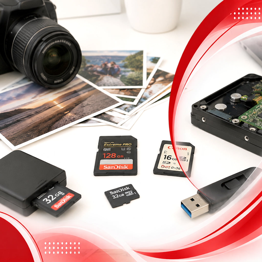 Memory card and deleted photo recovery service at McGee's Photo Centre in Killybegs Donegal