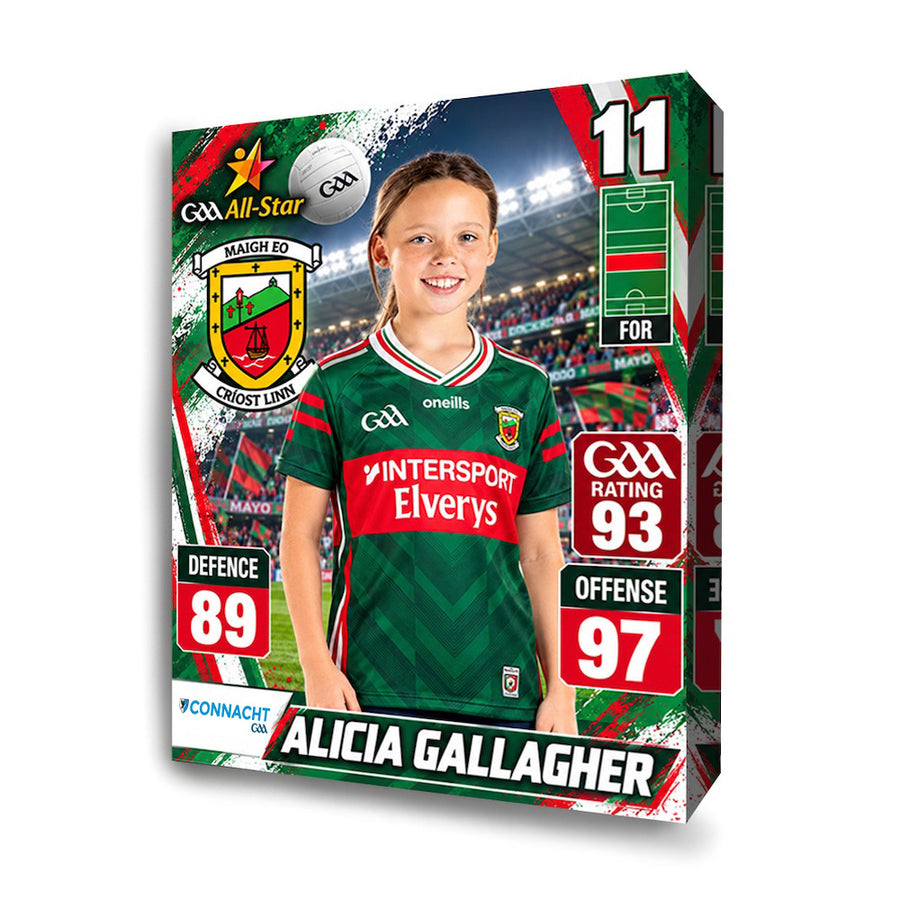 GAA AllStar Power Play Personalised Football Card