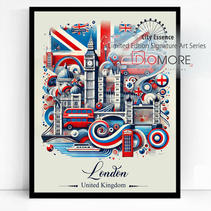 London England Cityscape Echoes By FusionVista Artworks