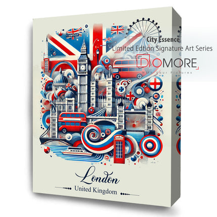 London England Cityscape Echoes By FusionVista Artworks