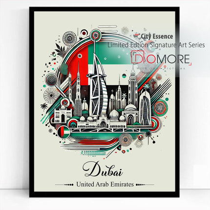 Dubai Emirate Modern Oasis By FusionVista Artworks