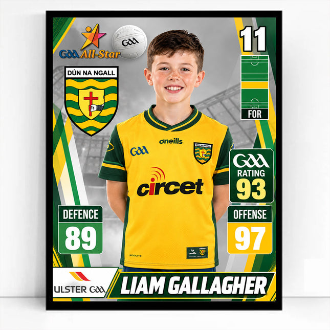 GAA AllStar Power Play Personalised Football Card