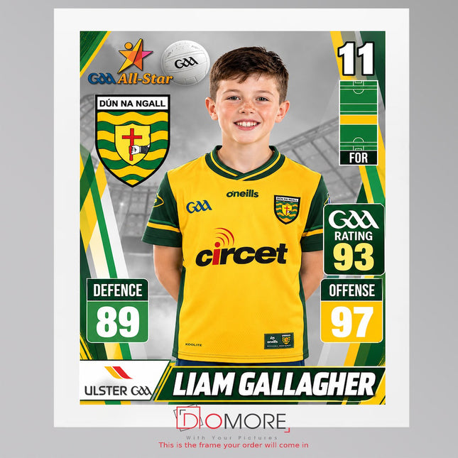 GAA AllStar Power Play Personalised Football Card
