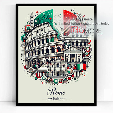 Rome Italy Colossal Harmony By FusionVista Artworks